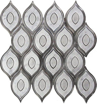 Waterjet Peacock White