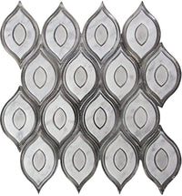 Waterjet Peacock White