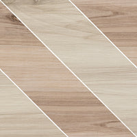 Koru Line Decor Wood Look Porcelain Tile