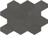 Brazilian Slate (Porcelain Tile) 3" Hexagonal tile