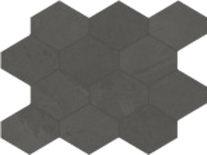 Brazilian Slate (Porcelain Tile) 3" Hexagonal tile