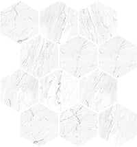 Marbles Hexagon Mosaic Tile "Polished"