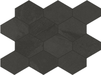 Brazilian Slate (Porcelain Tile) 3" Hexagonal tile