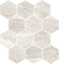 Marbles Hexagon Mosaic Tile "Polished"