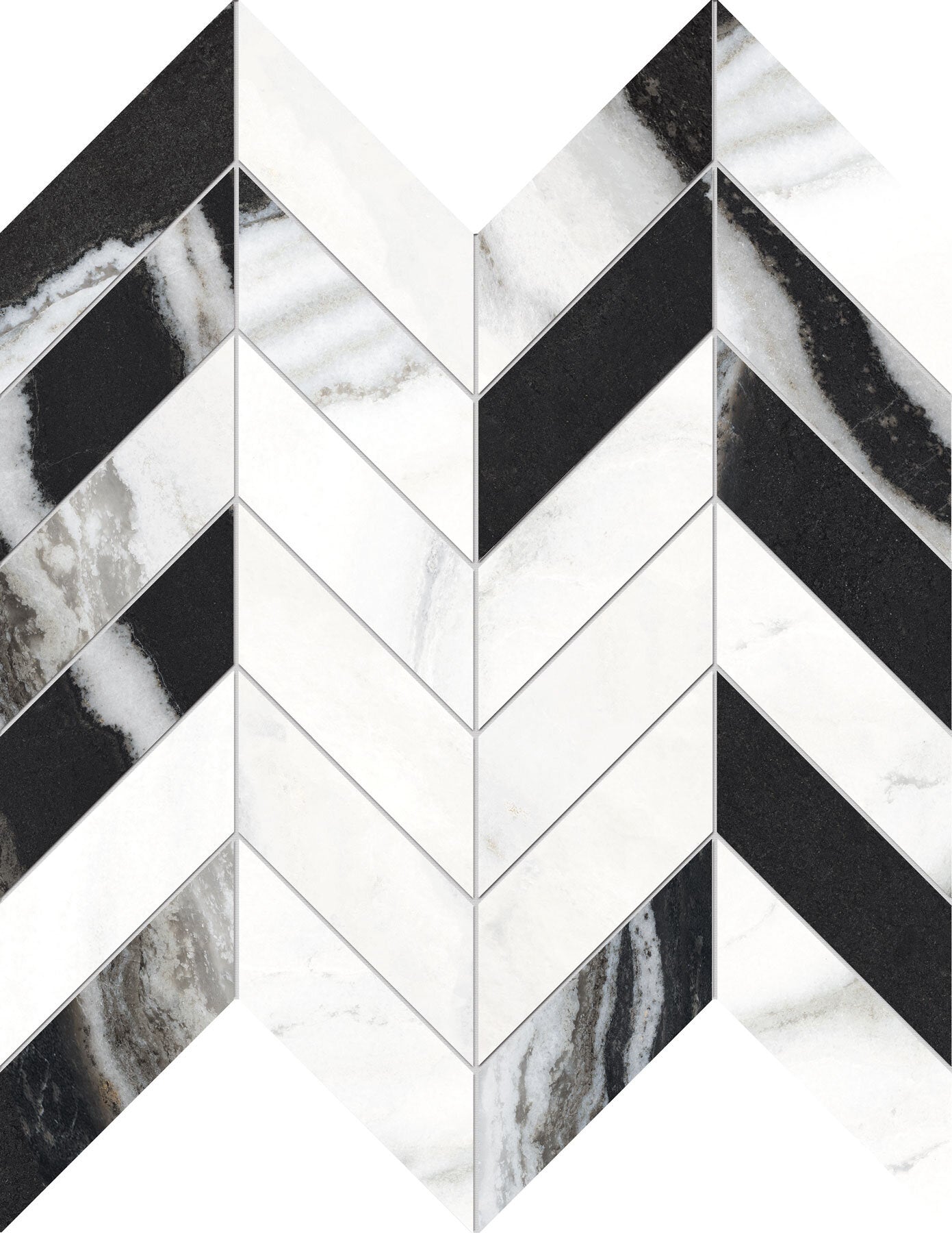 Symphony Chevron Mosaic Tile
