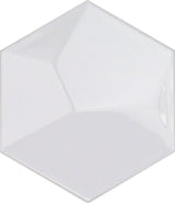 Hexagono Tile Piramidal Brillo
