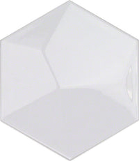 Hexagono Tile Piramidal Brillo