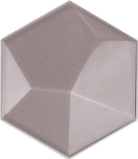 Hexagono Tile Piramidal Brillo