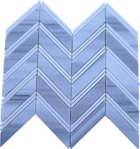 Chevron Weave Stone Tile