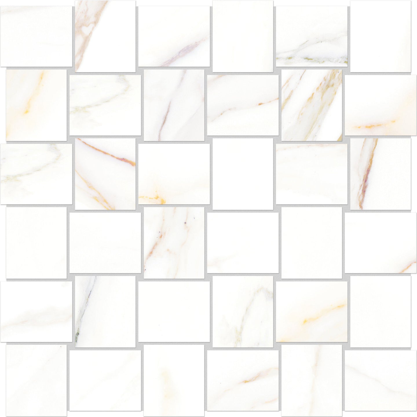 Cava Intreccio Mosaic Marble Look Tile