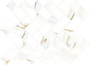 Cava Herringbone Mosaic Marble Look Tile