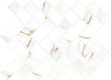 Cava Herringbone Mosaic Marble Look Tile