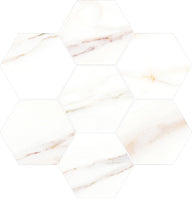 Cava Esagona Mosaic Marble Look Tile