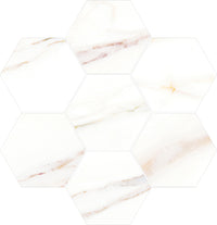 Cava Esagona Mosaic Marble Look Tile