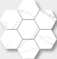 Statuario Marble Look Tile Hex
