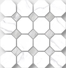 Statuario Marble Look Tile Ottagona