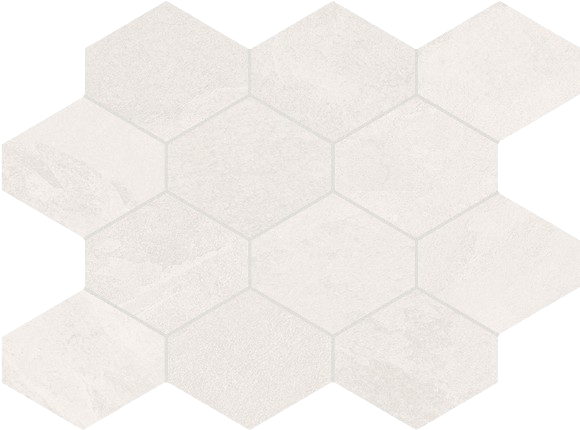Brazilian Slate (Porcelain Tile) 3" Hexagonal tile