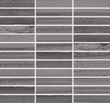 Lakestone Mosaic 1" x 4" - Grigio
