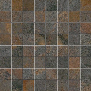 Place Tile Mosaic 2" x 2" - Rust
