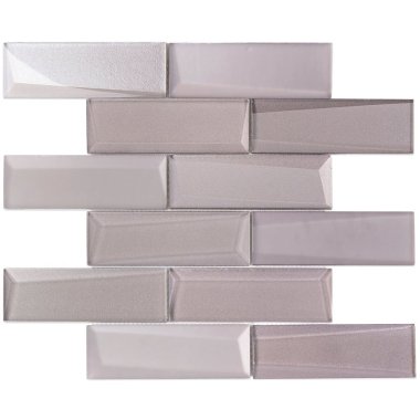 NewBev Brick Tile 12.14" x 12.53" - Sepia