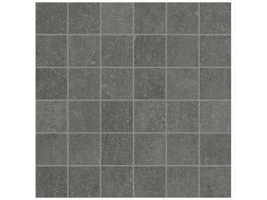 Nexus 2" x 2" Mosaic Tile 12" x 12" - Graphite