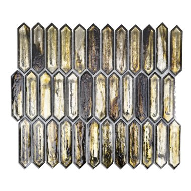 Artemis Glass Tile 12" x 10" - Golden Crust