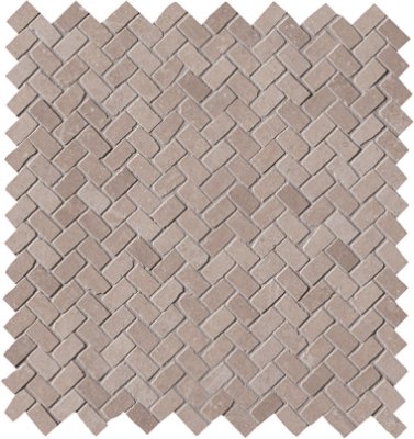 Maku Tile Micromosaic Spina 12" x 12" - Nut