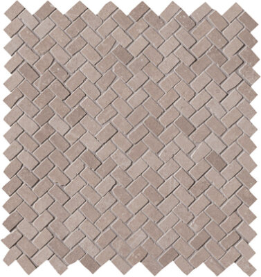 Maku Tile Micromosaic Spina 12" x 12" - Nut