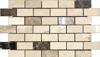 Emperador Dark Line Mosaic 1