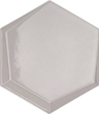 Hexagono Tile Cuna Brillo 6" x 6" - Perla