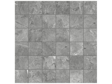Regency 2" x 2" Mosaic Tile 12" x 12" - Carbon
