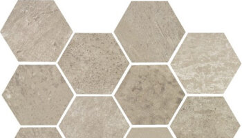 Concrete Hexagon Mosaic 11.69