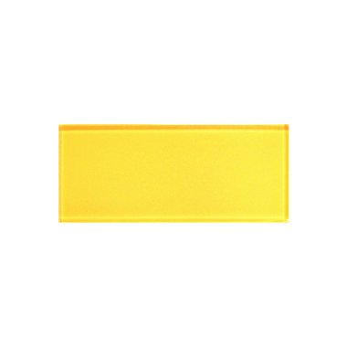 Color Appeal Tile 3" x 6" - Vibrant Yellow