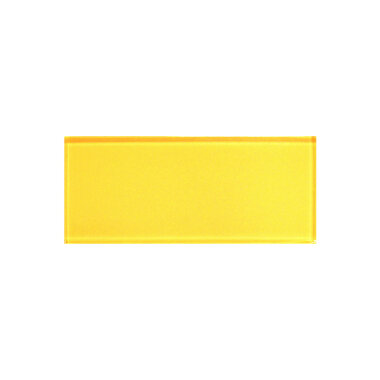Color Appeal Tile 3" x 6" - Vibrant Yellow