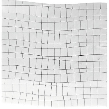 DC Metro Wave 12" x 12" - White