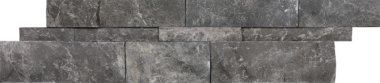 Ledger Panels Cubic Wall Panel Tile 6" x 24" - Stark Carbon