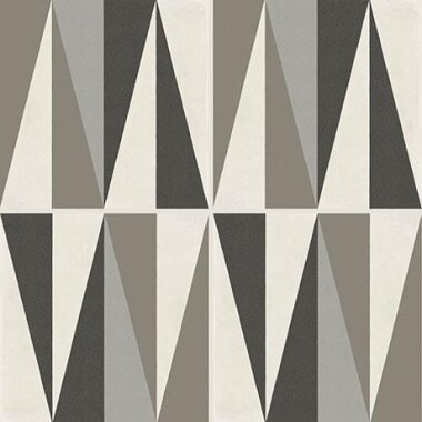 D_segni Tile Peak Deco 8" x 8" - M0UR Chalk, Mud, Midnight, Smoke and Sand Blend