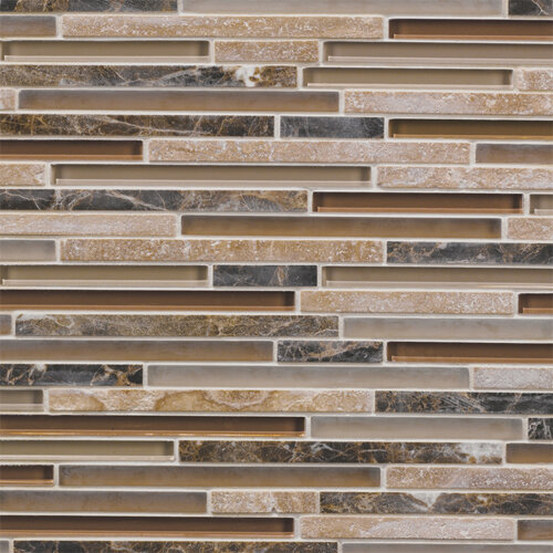 American Florim Iced Rocks Gl Tile Linear Mosaic Espresso Stone Iced Rocks Gl Tile Linear Mosaic Espresso Stone