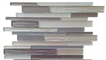 Glass Tile Wood Look Baguette Mosaic 12