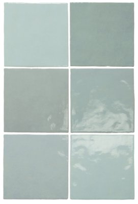 Artisan Wall Tile 5" x 5" - Aqua