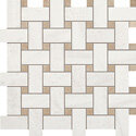 Eon Marble Look Tile Twist Mosaic 1.5" x 2.5" - Eldorado