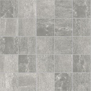 Blocks 5.0 2" x 2" Mosaic Tile 12" x 12" - Grey Honed