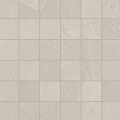 Brazilian Slate (Porcelain Tile) 12" x 12" - Oxford White 2" x 2" Mosaic