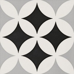 Anthology Smalta Original Deco Tile 8" x 8" - Grey