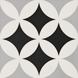 Anthology Smalta Original Deco Tile 8" x 8" - Grey