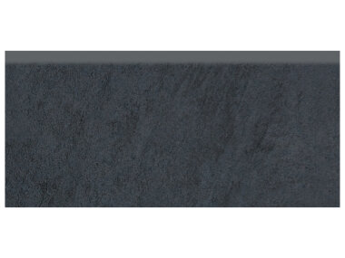 Cinq Bullnose Tile 3" x 8" - Black