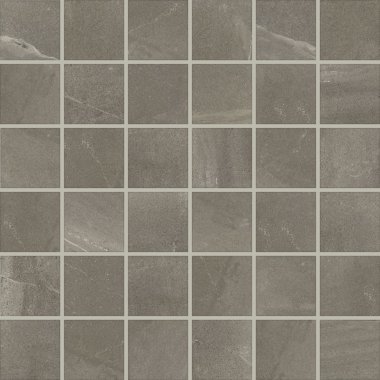 Merit 2" x 2" Mosaic Tile 12" x 12" - Dark Gray