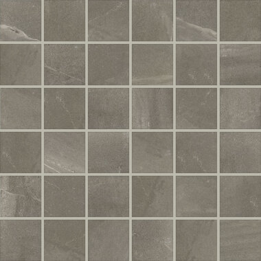 Merit 2" x 2" Mosaic Tile 12" x 12" - Dark Gray