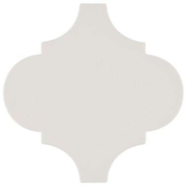 Define Arabesque Tile 5" x 8" - White