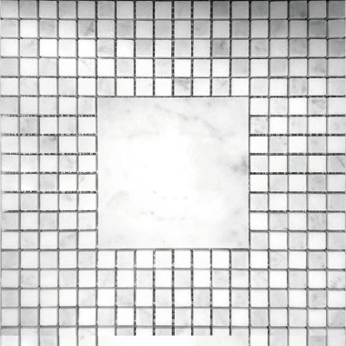 DC Metro Constitution Square 12" x 12" - White